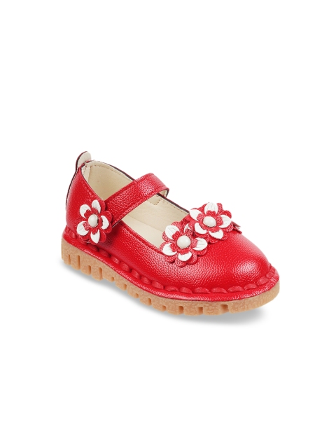 

Kittens Girls Red Solid Ballerinas