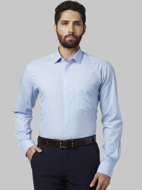 

Park Avenue Men Blue Slim Fit Solid Formal Shirt