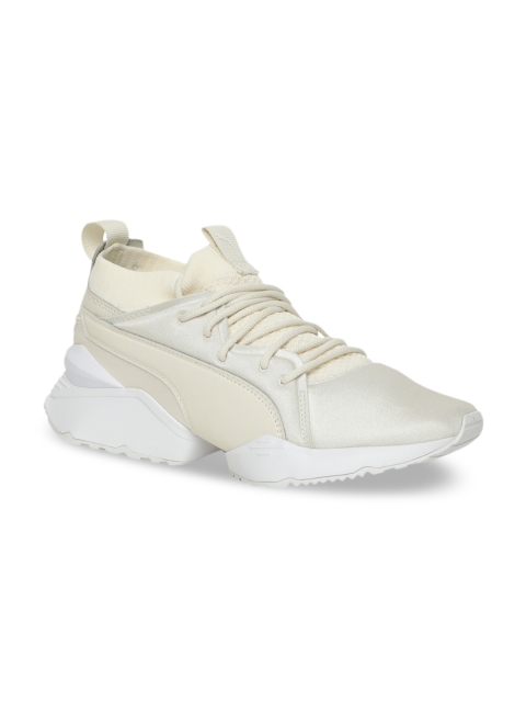 

Puma Women Off-White Sneakers
