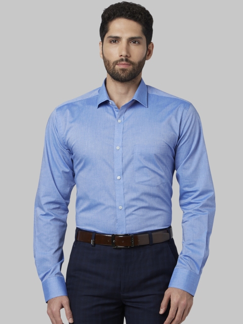

Park Avenue Men Blue Slim Fit Solid Formal Shirt