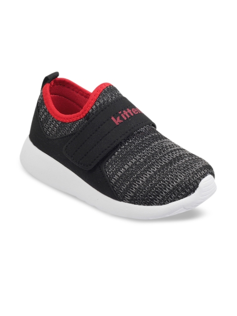 

Kittens Boys Black & Grey Sports Shoes