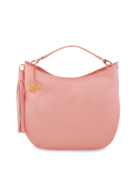 

LaFille Pink Solid Handheld Bag