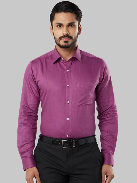 

Raymond Men Purple Slim Fit Solid Formal Shirt