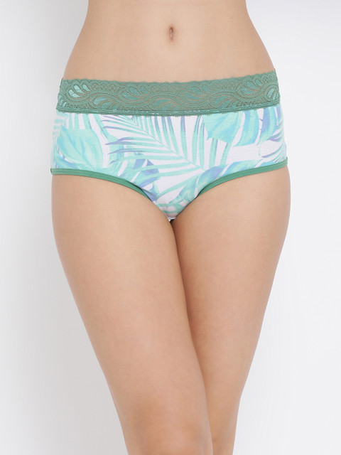 

Clovia Women Green Printed Hipster Briefs PN3249P17XL