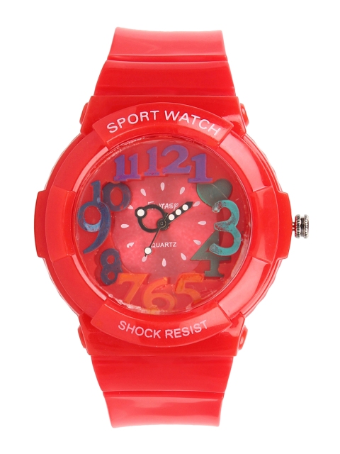 

Fantasy World Unisex Red Analogue Watch FW-9006-RD