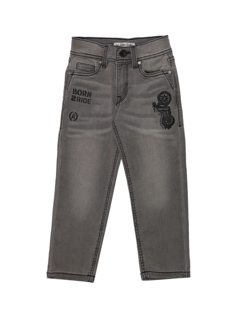 

Allen Solly Junior Boys Grey Regular Fit Mid-Rise Clean Look Jeans