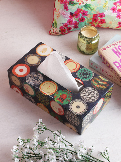 

India Circus by Krsnaa Mehta Multicoloured Printed Wood Set, Multi
