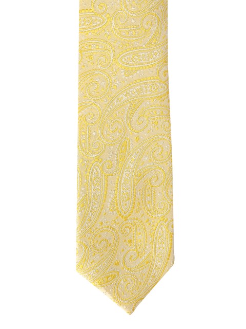 

Van Heusen Yellow Woven Design Broad Tie