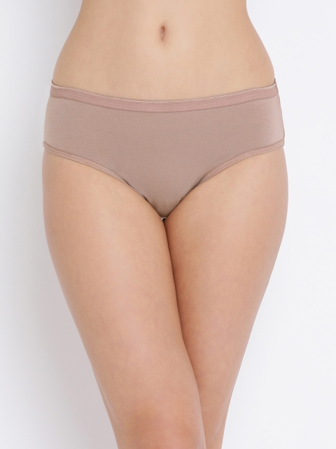 

Clovia Women Brown Solid Hipster Briefs PN2597P05XL