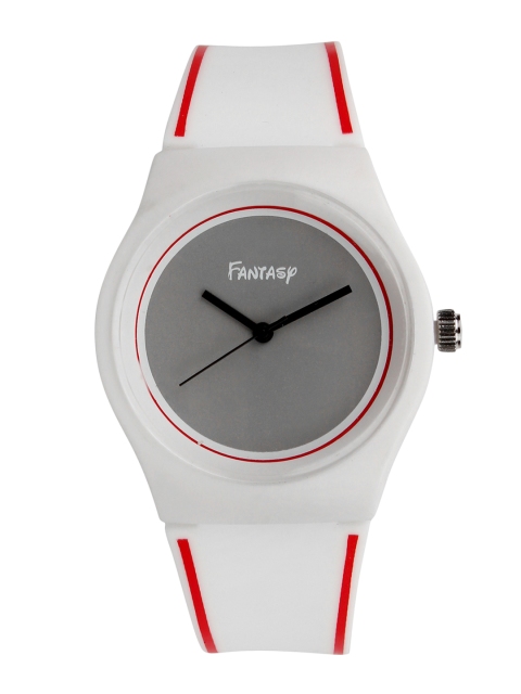 

Fantasy World Unisex Grey & White Analogue Watch FW-9003-WH
