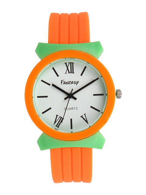 

Fantasy World Unisex White Analogue Watch FW-9002-OR