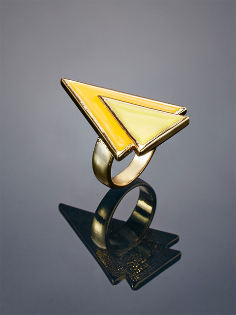 

shaze Women Gold-Plated Finger Ring