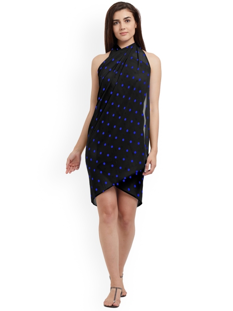 

Mirchi Fashion Women Black Polka Dot Print Sarong