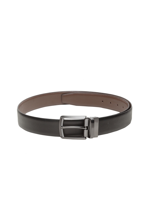 

Teakwood Leathers Men Black Solid Belt