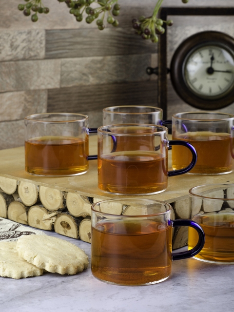 

GOODHOMES Set of 6 Transparent Solid Glass Set