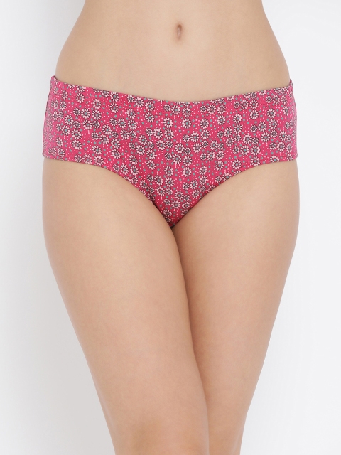 

Clovia Women Pink Printed Hipster Briefs PN2912P14XL