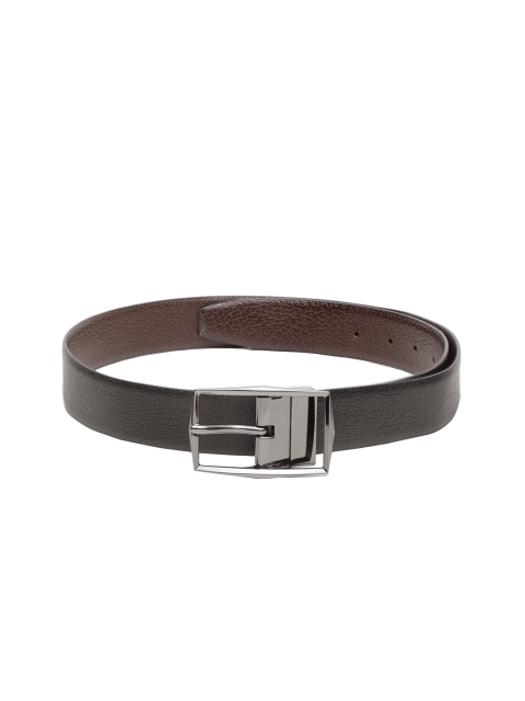 

Teakwood Leathers Men Black Leather Solid Belt