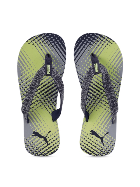

Puma Unisex Navy Blue Printed Thong Shore GU IDP Flip-Flops