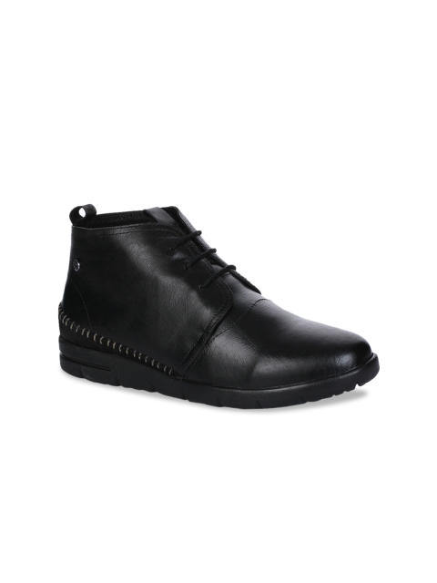 

Healers Men Black Leather Formal Derbys