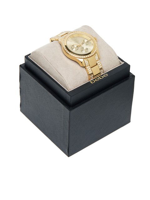 

bebe Women Gold-Toned Analogue Watch 8902156626863