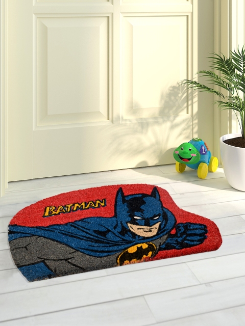

Saral Home Blue & Red Batman Printed Coir Anti-Skid Doormat