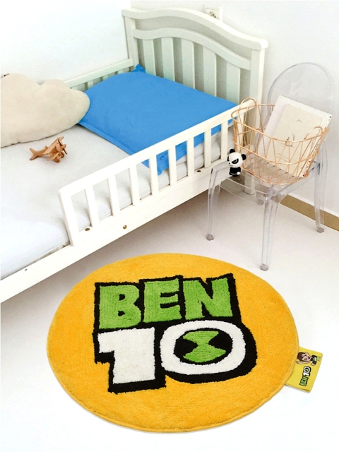 

Saral Home Kids Yellow Printed Microfibre Anti-Skid Bath Rug