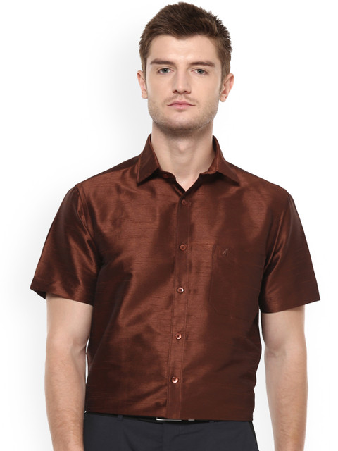 

Khoday Williams Men Brown Regular Fit Solid Formal Shirt