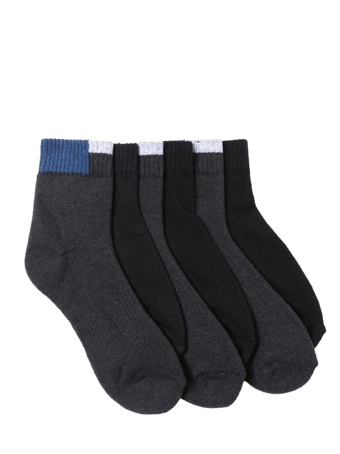 

Wrangler Men Pack of 6 Solid Assorted Ankle-Length Socks