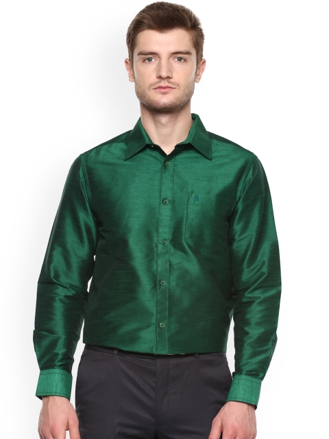 

Khoday Williams Men Green Regular Fit Solid Formal Shirt