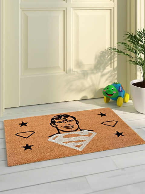 

Saral Home Beige Superman Printed Coir Anti-Skid Doormat
