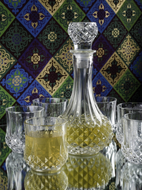 

GOODHOMES Transparent Solid Set of 7 Glass