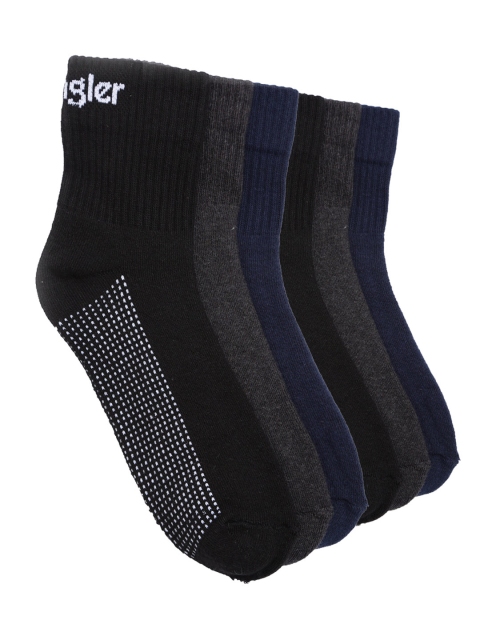 

Wrangler Men Pack of 6 Solid Assorted Ankle-Length Socks
