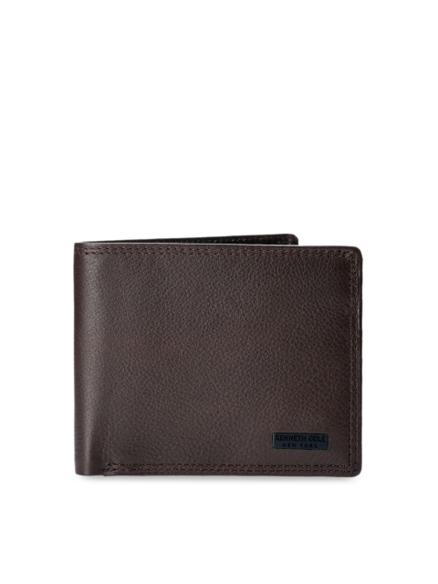 

Kenneth Cole Men Brown Solid Two Fold Wallet