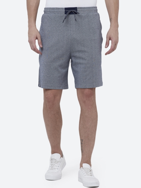 

VINENZIA Men Navy Blue Solid Regular Fit Regular Shorts