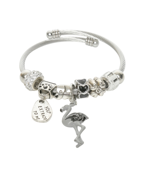 

Moon Dust Silver-Plated Pandora Inspired Charm Bracelet