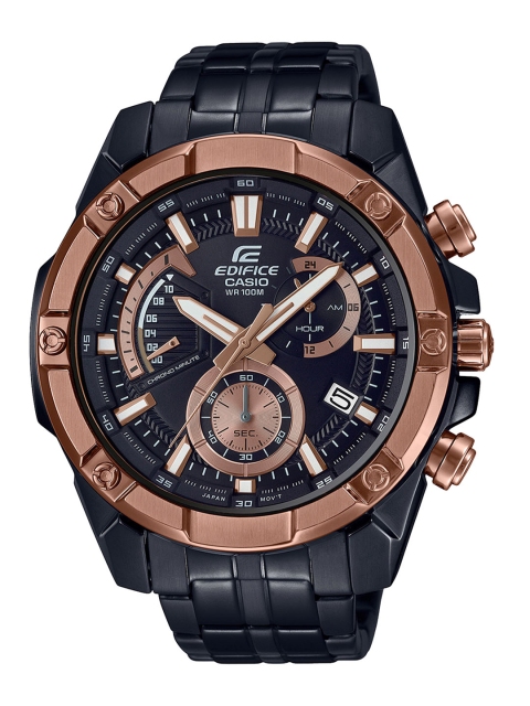 

Casio Edifice Men Black Edifice Analogue Watch EX492 EFR-559DC-1BVUDF