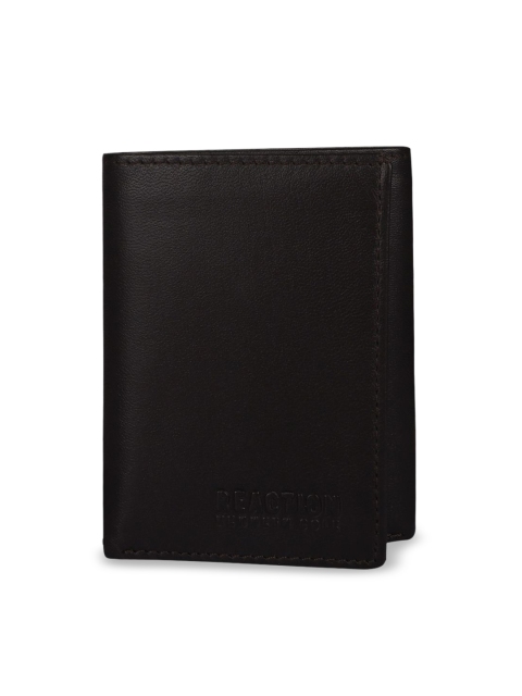 

Kenneth Cole Men Brown Solid Two Fold Wallet