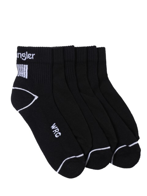 

Wrangler Men Pack of 6 Solid Assorted Ankle-Length Socks