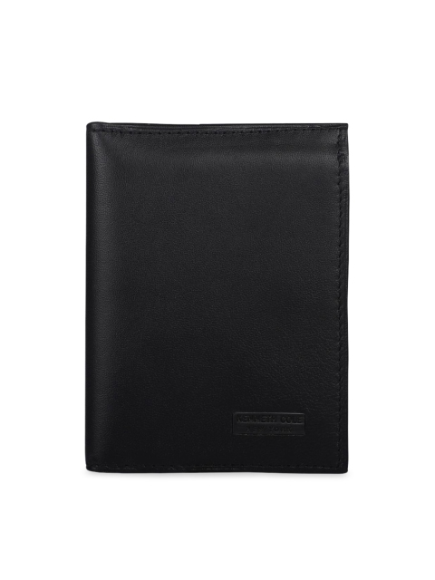 

Kenneth Cole Men Black Solid Two Fold Wallet