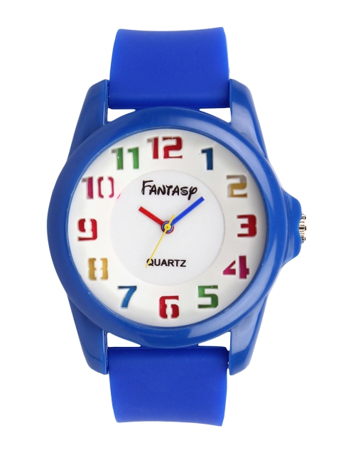 

Fantasy World Unisex Kids White & Blue Analogue Watch FW-9011-D.BL
