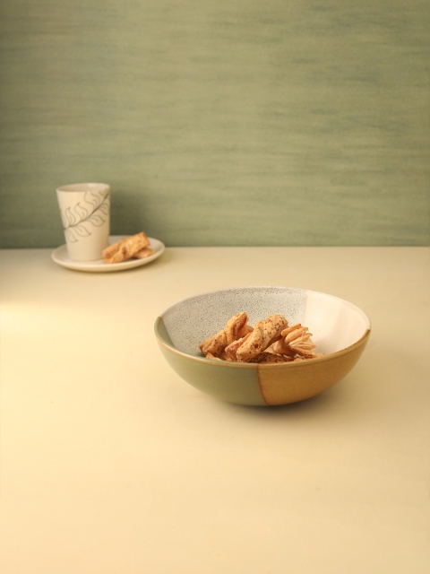 

ellementry Multicoloured Printed Ceramic Set, Multi