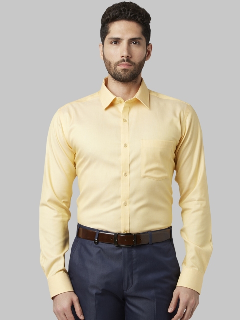 

Park Avenue Men Yellow Slim Fit Solid Formal Shirt