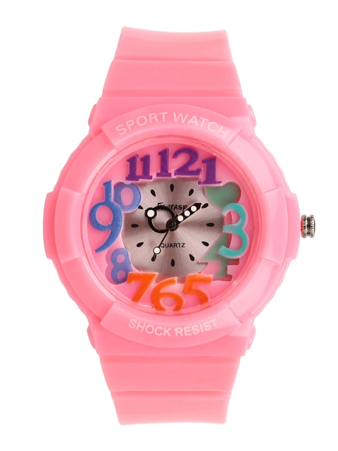 

Fantasy World Unisex Pink Analogue Watch FW-9006-PK