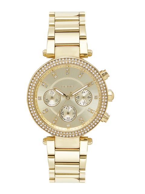 

bebe Women Gold-Toned Analogue Watch 8902156626788