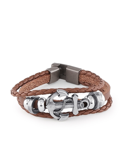 

bodha Brown Leather Multistrand Bracelet