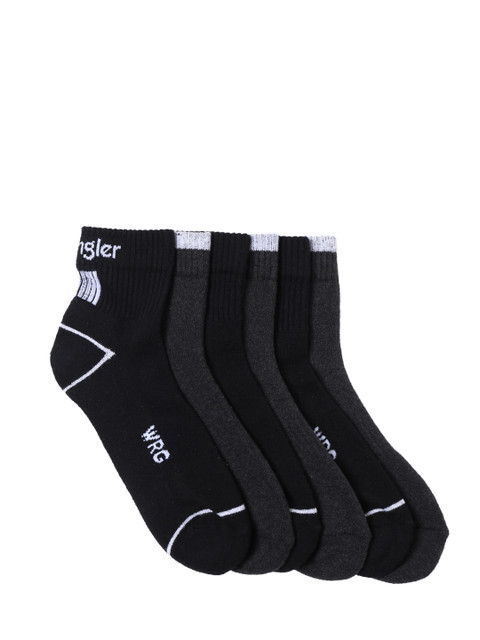 

Wrangler Men Pack of 6 Solid Assorted Ankle-Length Socks