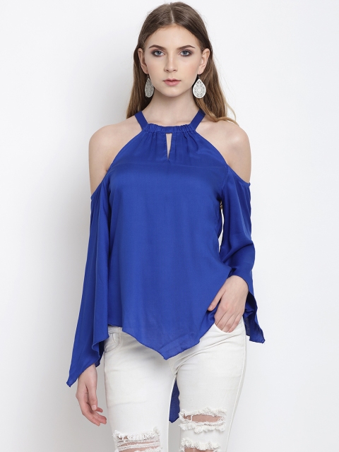 

Lady Stark Women Blue Solid Regular Top