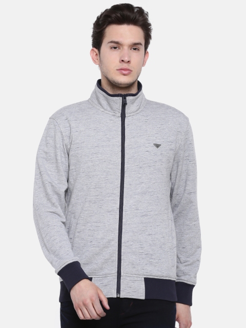 

t-base Men Grey Solid Sweatshirt