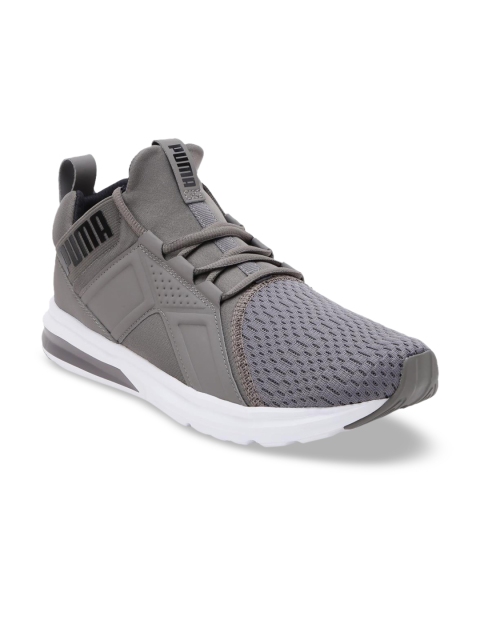 

Puma Men Grey Enzo Eng Mesh Running Shoes