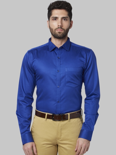 

Park Avenue Men Blue Slim Fit Solid Formal Shirt